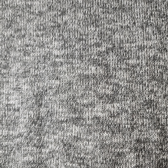 LIVE LOVE DREAM Grey White Hooded Knit Sweater Front Kangaroo Pocket Size XS - Picture 6 of 11